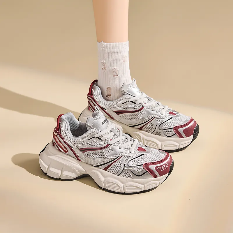 AGSDON Low-Top Chunky Sneakers 5cm Women's-10