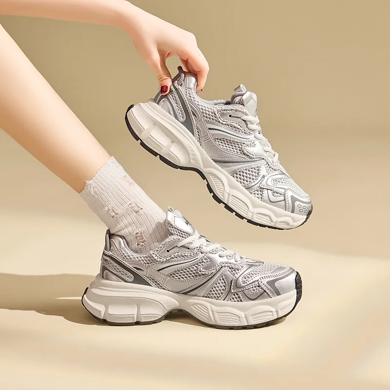 AGSDON Low-Top Chunky Sneakers 5cm Women's-3