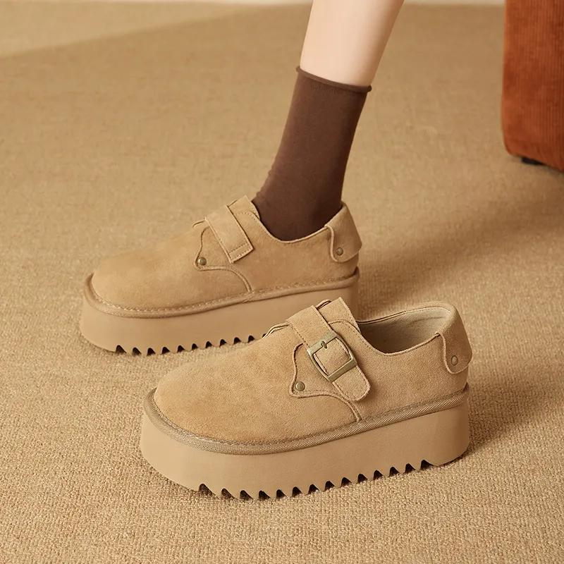 AGSDON Casual Single Shoes 4.5cm Women's-4