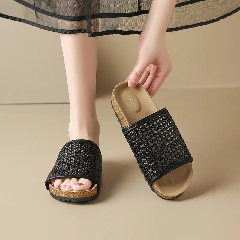 AGSDON Abrasion Resistant Slide Slippers Women's-8