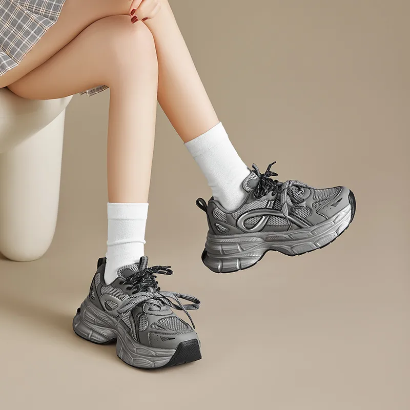 AGSDON Low Top Chunky Sneakers Women's-4