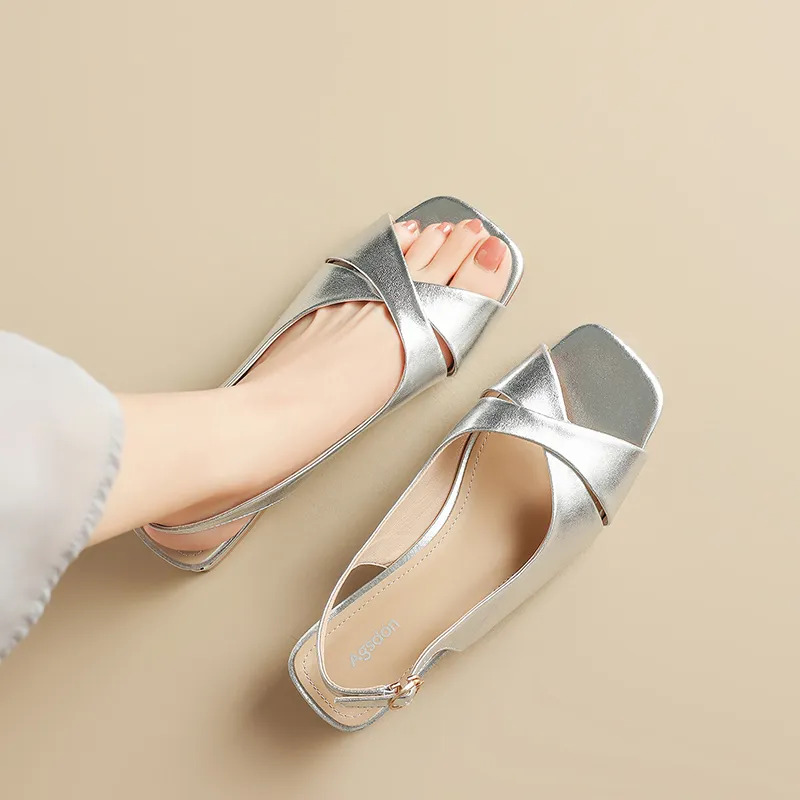AGSDON One Strap Sandals 3.5cm Women's-9