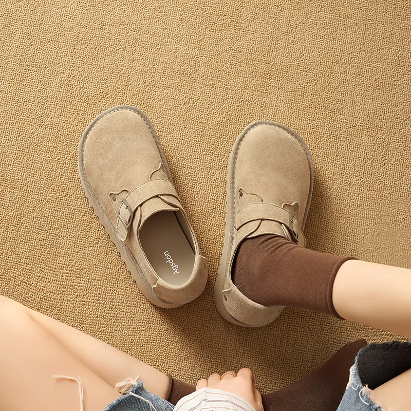 AGSDON Casual Single Shoes 4.5cm Women's-11