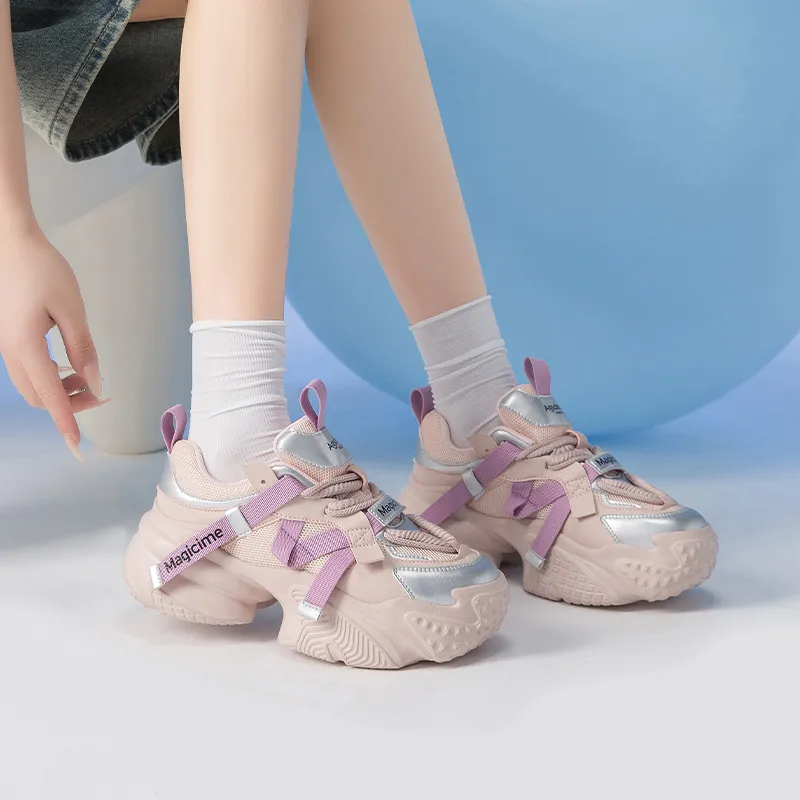 AGSDON Low-Top Chunky Sneakers 5.5cm Women's-15