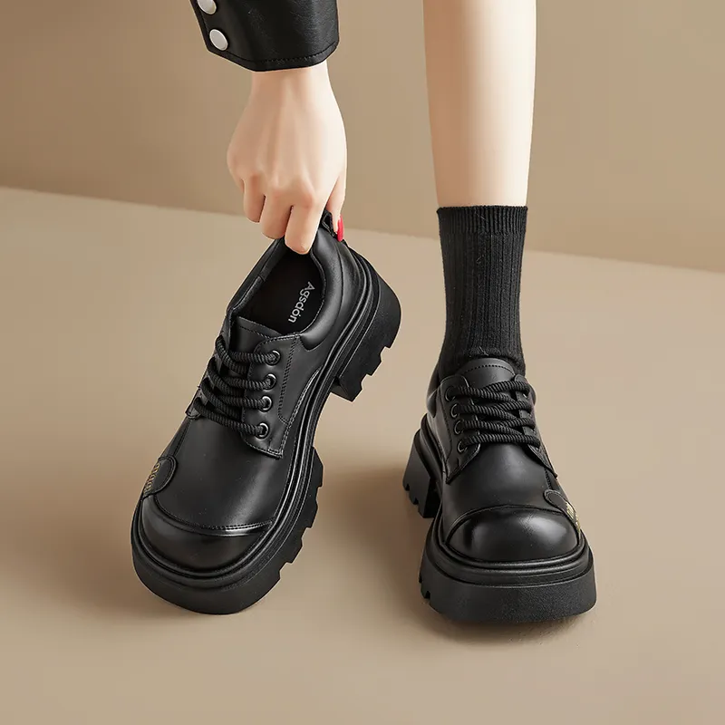 AGSDON Casual Single Shoes 5.5cm Women's-3