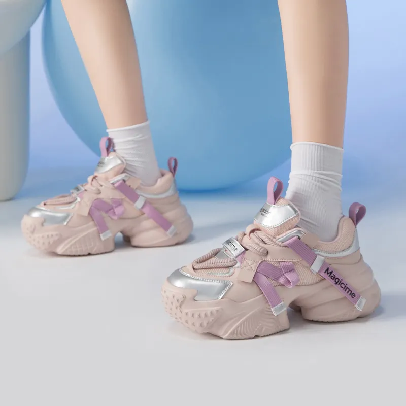 AGSDON Low-Top Chunky Sneakers 5.5cm Women's-17