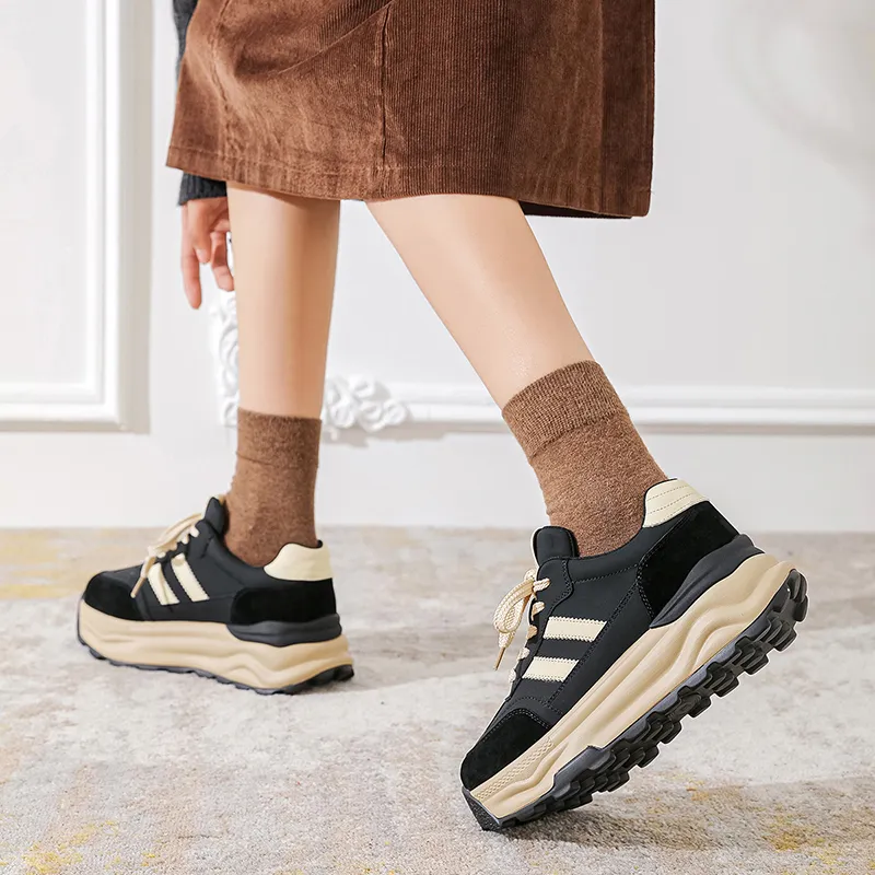 AGSDON Low-Top Chunky Sneakers 5.5cm Women's-13