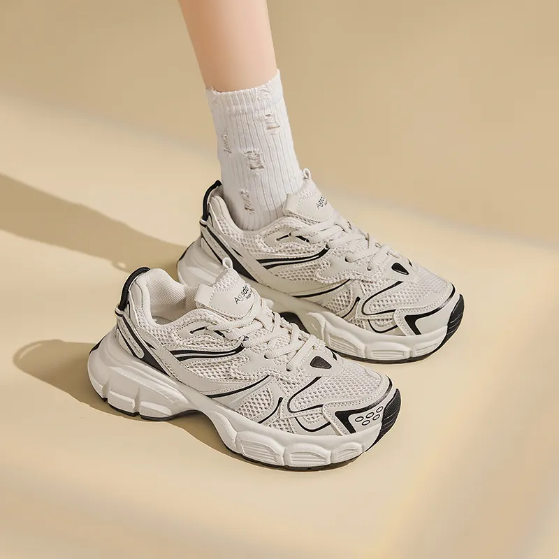 AGSDON Low-Top Chunky Sneakers 5cm Women's-16