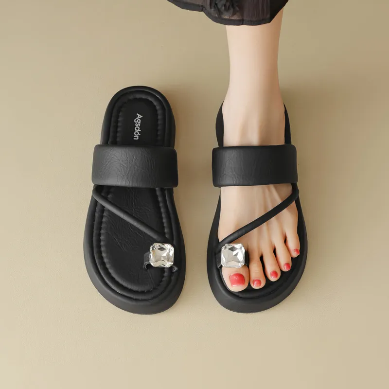 AGSDON Quiet Slide Slippers Women's-13