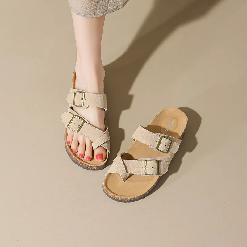 AGSDON Abrasion Resistant Slide Slippers Women's-3