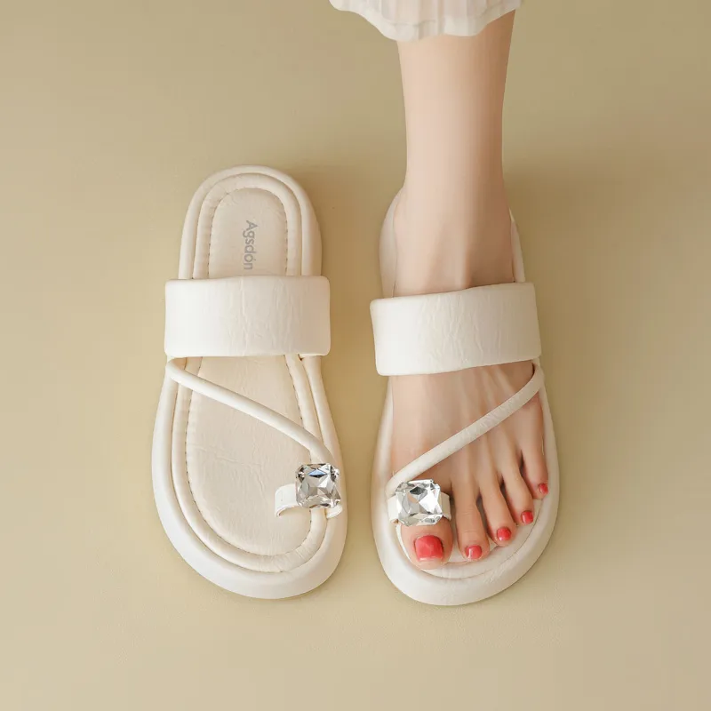 AGSDON Quiet Slide Slippers Women's-5