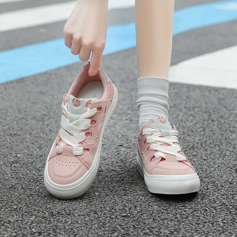 AGSDON Low-Top Skateboard Shoes 2.8cm Women's-4