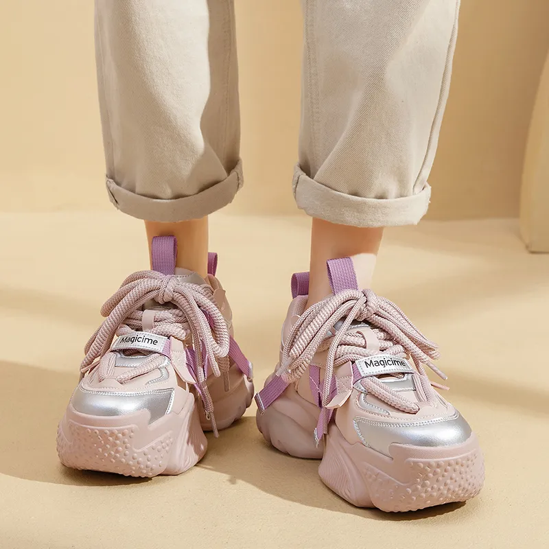 AGSDON Low-Top Chunky Sneakers 5.5cm Women's-4