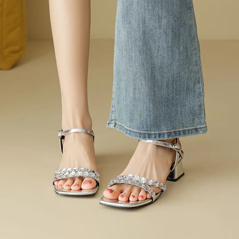 AGSDON One Strap Sandals Women's-12