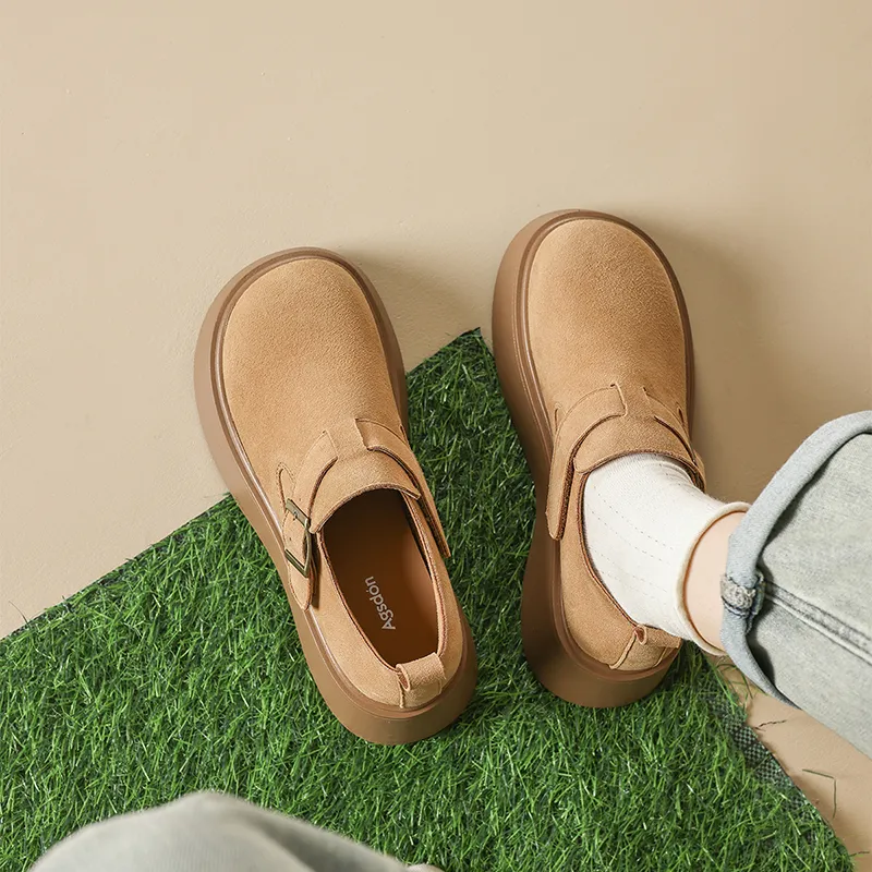 AGSDON Casual Single Shoes 5cm Women's-6