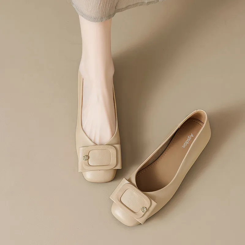 AGSDON Casual Single Shoes 2.5cm Women's-11