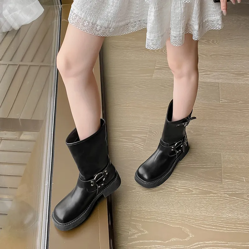 AGSDON Ankle Boots 4cm Women's Brown-7