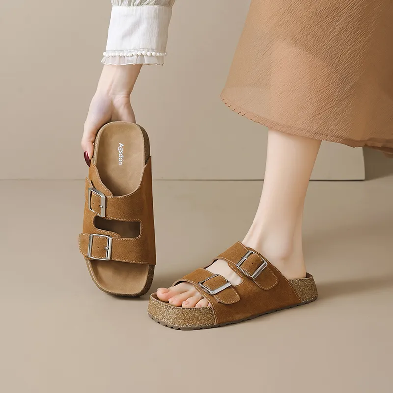 AGSDON Quiet Slide Slippers Women's-13