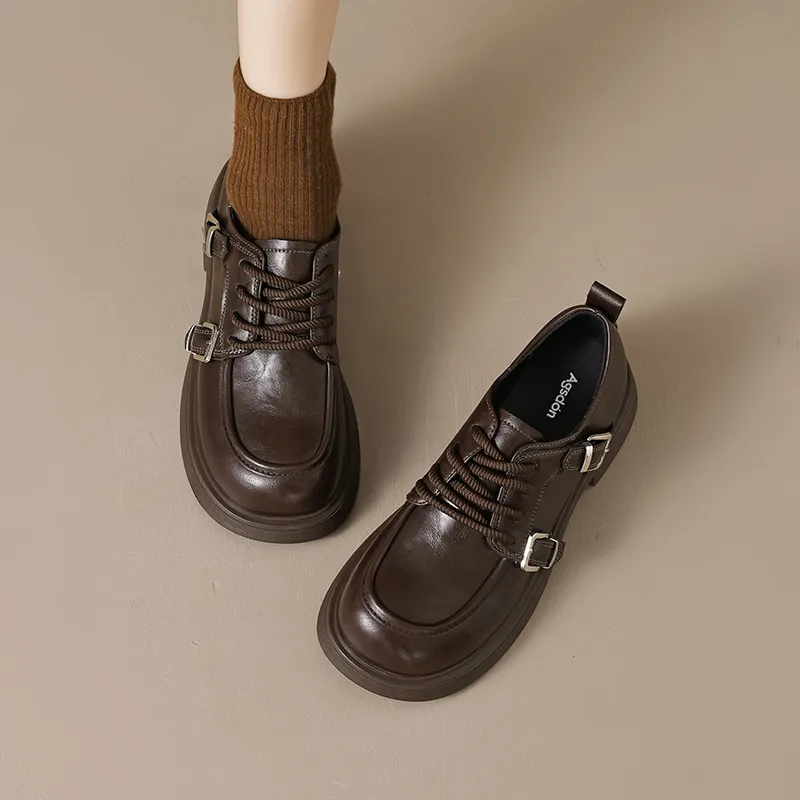 AGSDON Casual Single Shoes 3.5cm Women's-12