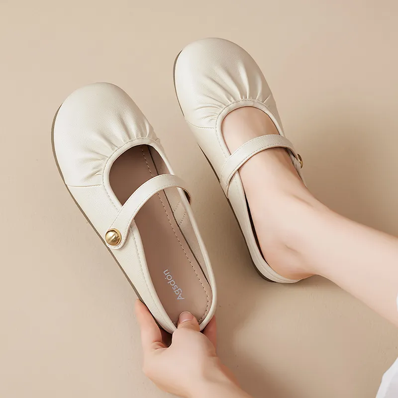 AGSDON Wrap toe Slippers 1.5cm Women's-3