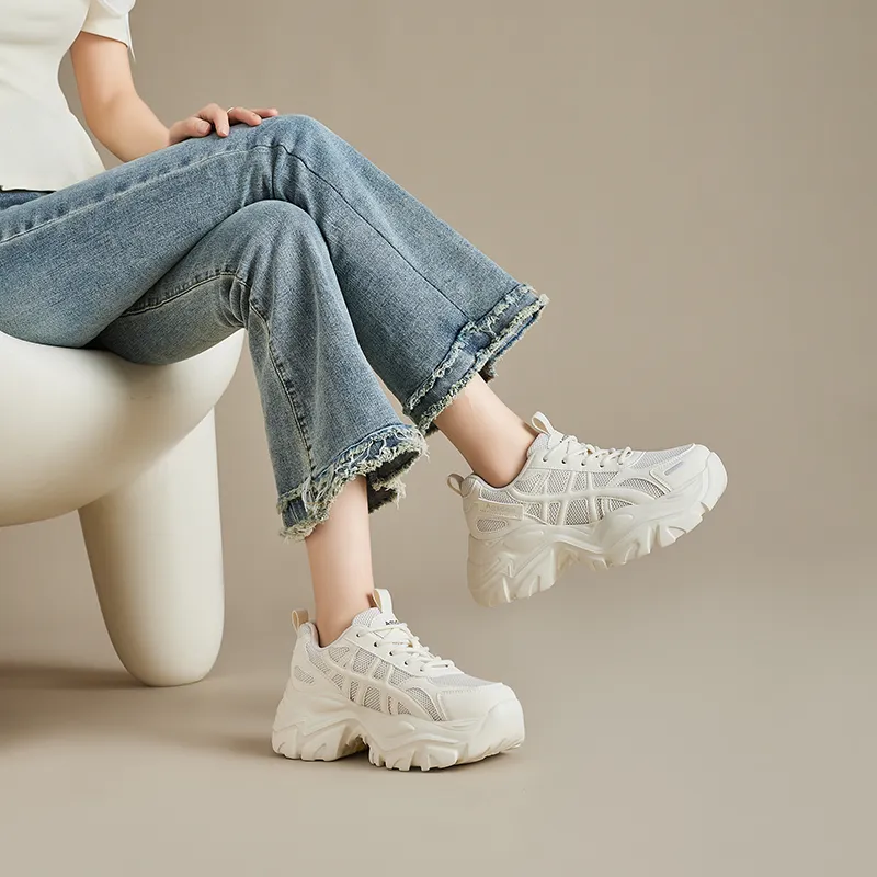 AGSDON Low Top Chunky Sneakers 6.5cm Women's-22