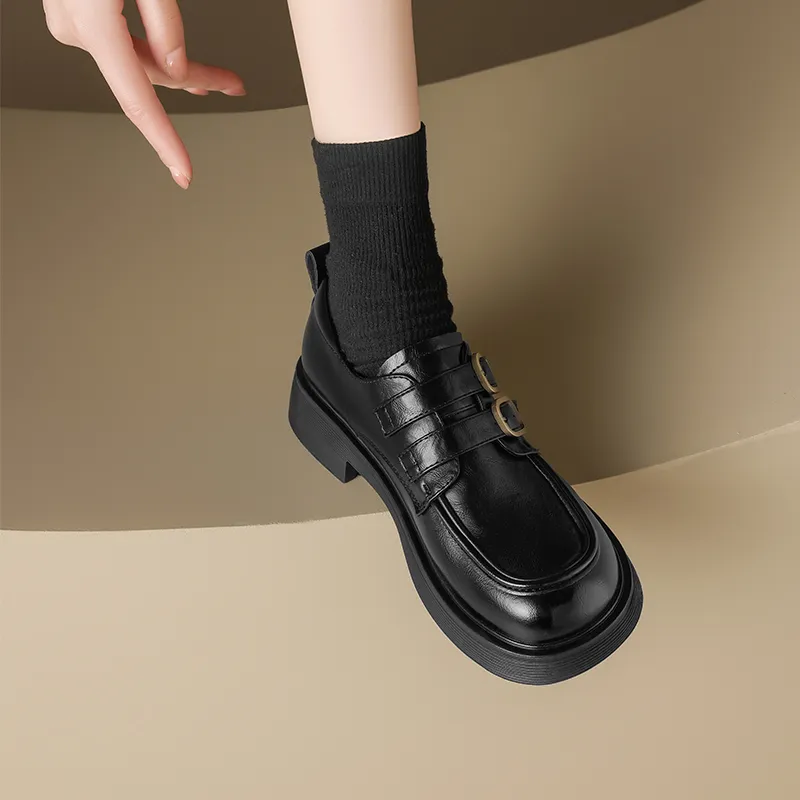 AGSDON Casual Single Shoes 3.5cm Women's-6