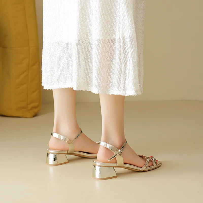 AGSDON One Strap Sandals 4.5cm Women's-11