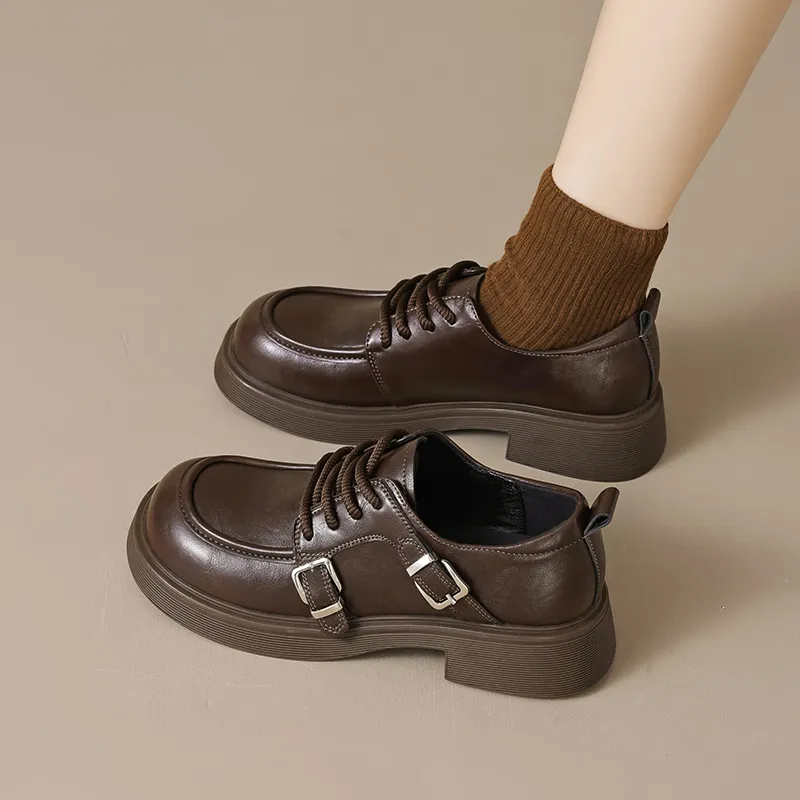 AGSDON Casual Single Shoes 3.5cm Women's-13