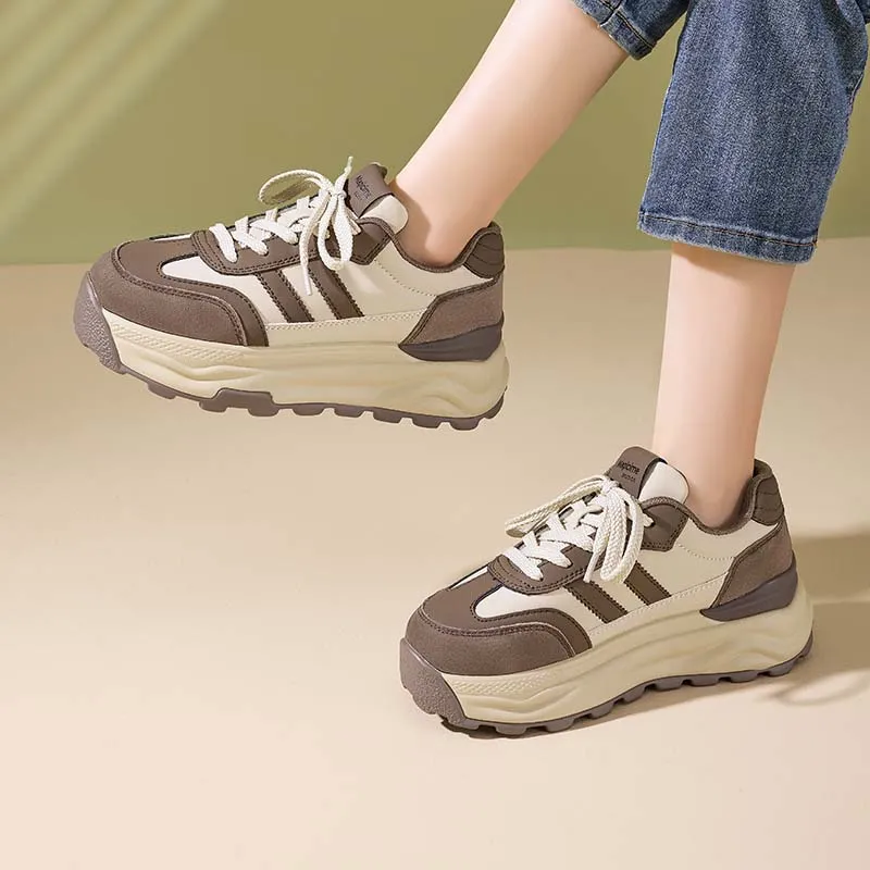 AGSDON Low-Top Chunky Sneakers 5.5cm Women's-7