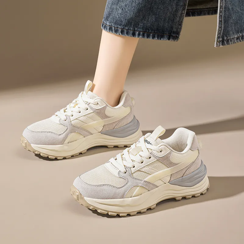 AGSDON Height Increasing Low-Top Casual Shoes Women's-3