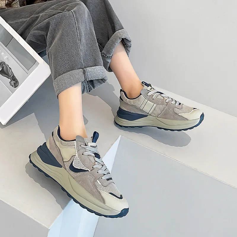 AGSDON Low-Top Chunky Sneakers Women's-3