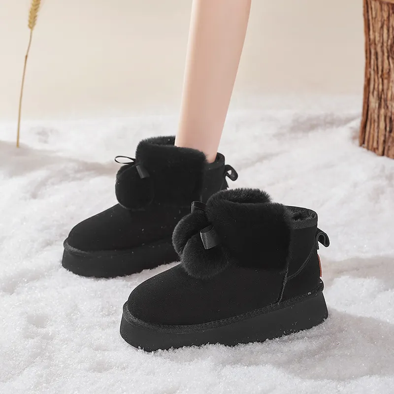 AGSDON Thermal Short Snow Boots Women's-13