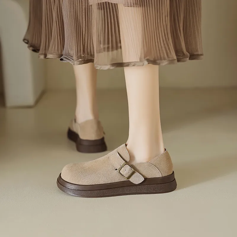 AGSDON Casual Single Shoes 3.5cm Women's-11