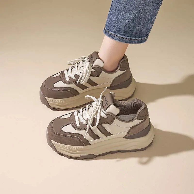 AGSDON Low-Top Chunky Sneakers 5.5cm Women's-8