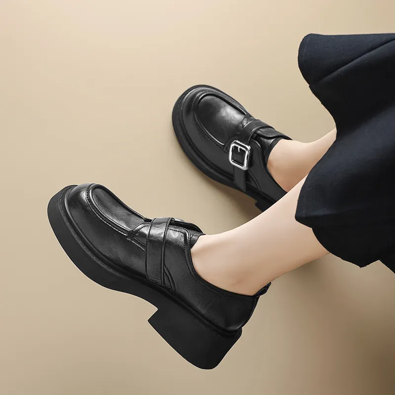 AGSDON Loafers Women's Brown/Black-4