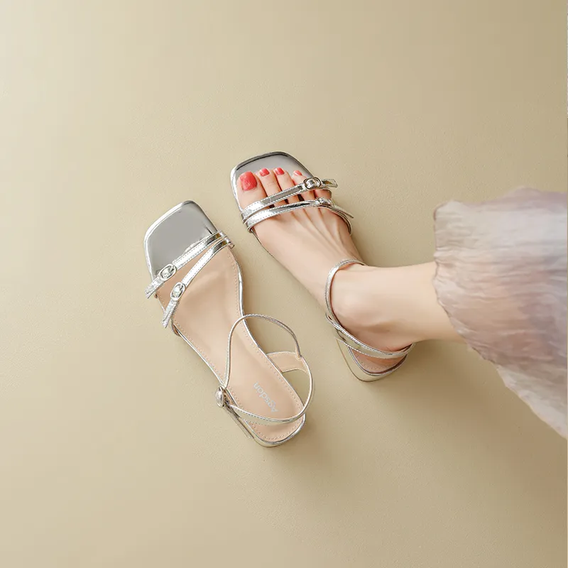AGSDON One Strap Sandals 4.5cm Women's-6