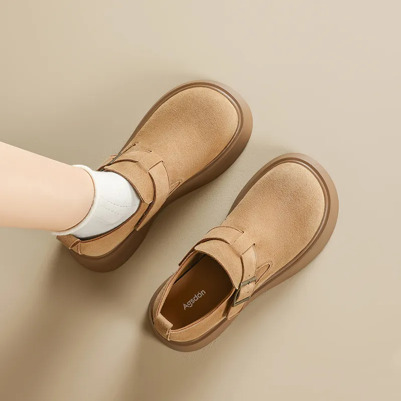 AGSDON Casual Single Shoes 5cm Women's-4