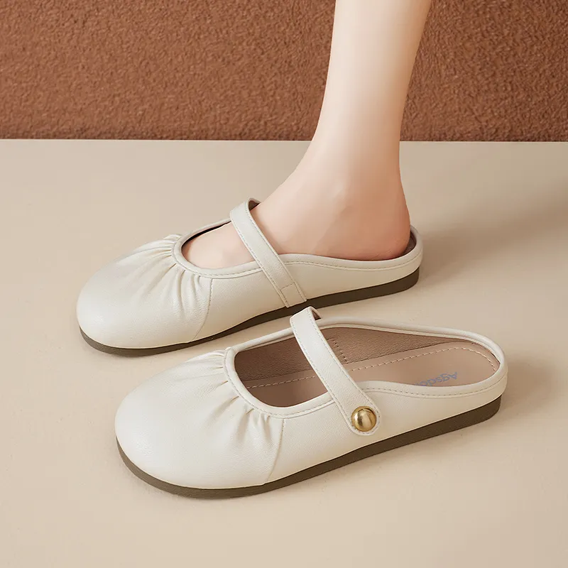 AGSDON Wrap toe Slippers 1.5cm Women's-2