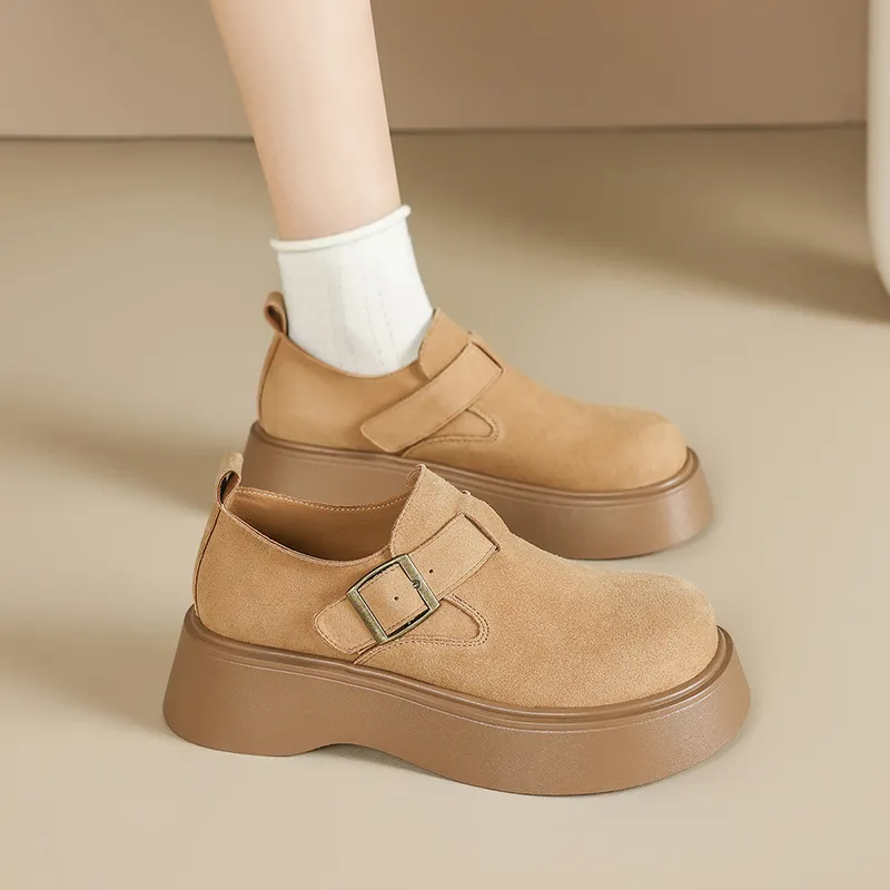 AGSDON Casual Single Shoes 5cm Women's-5