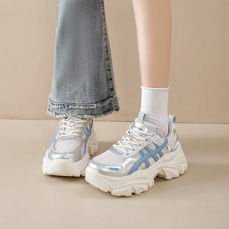 AGSDON Low Top Chunky Sneakers 6.5cm Women's-9