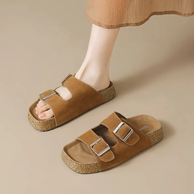 AGSDON Quiet Slide Slippers Women's-9