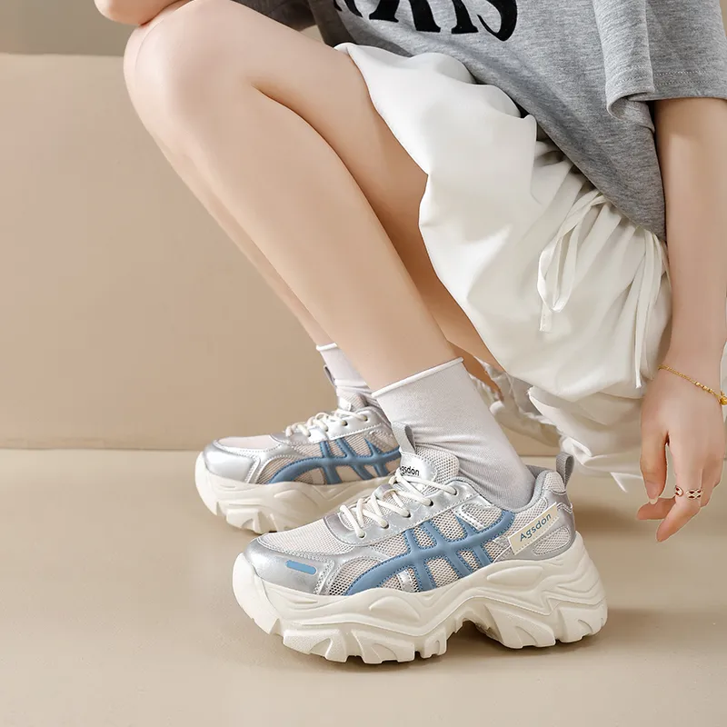 AGSDON Low Top Chunky Sneakers 6.5cm Women's-11