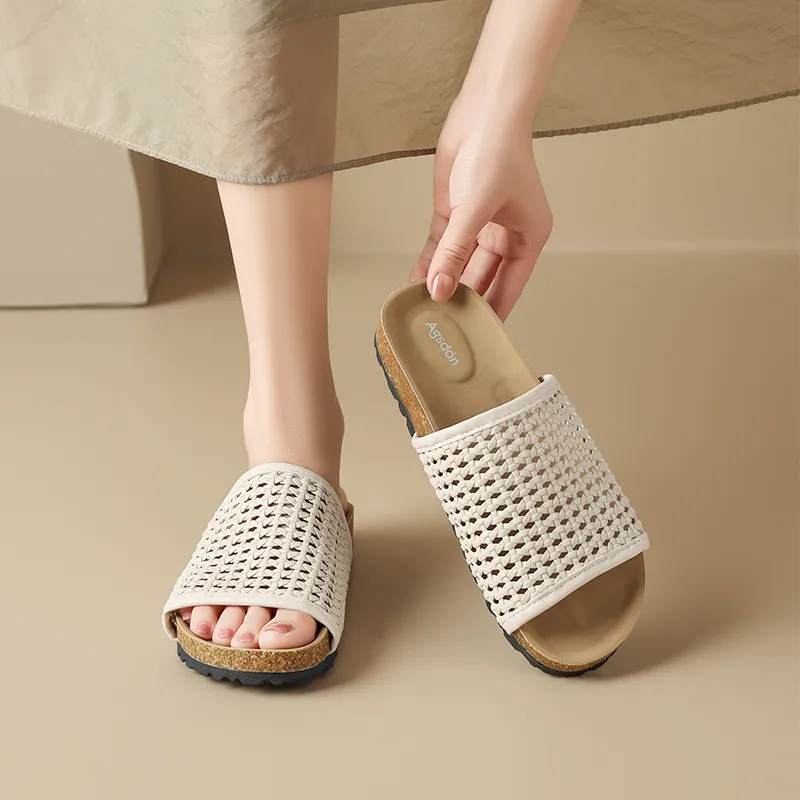 AGSDON Abrasion Resistant Slide Slippers Women's-3