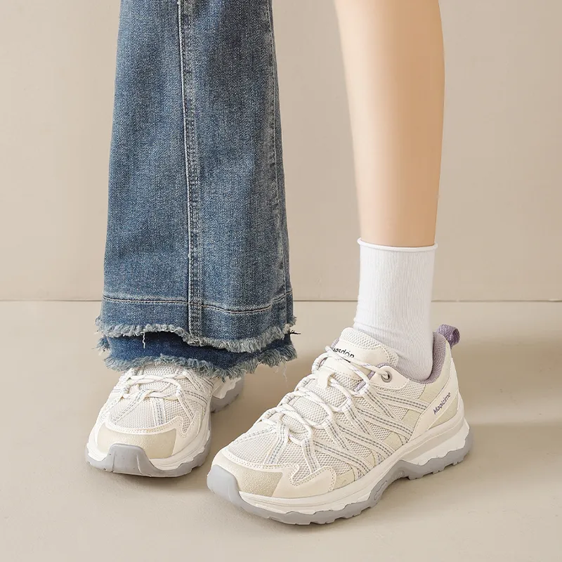AGSDON Height Increasing Low Top Chunky Sneakers Women's-3