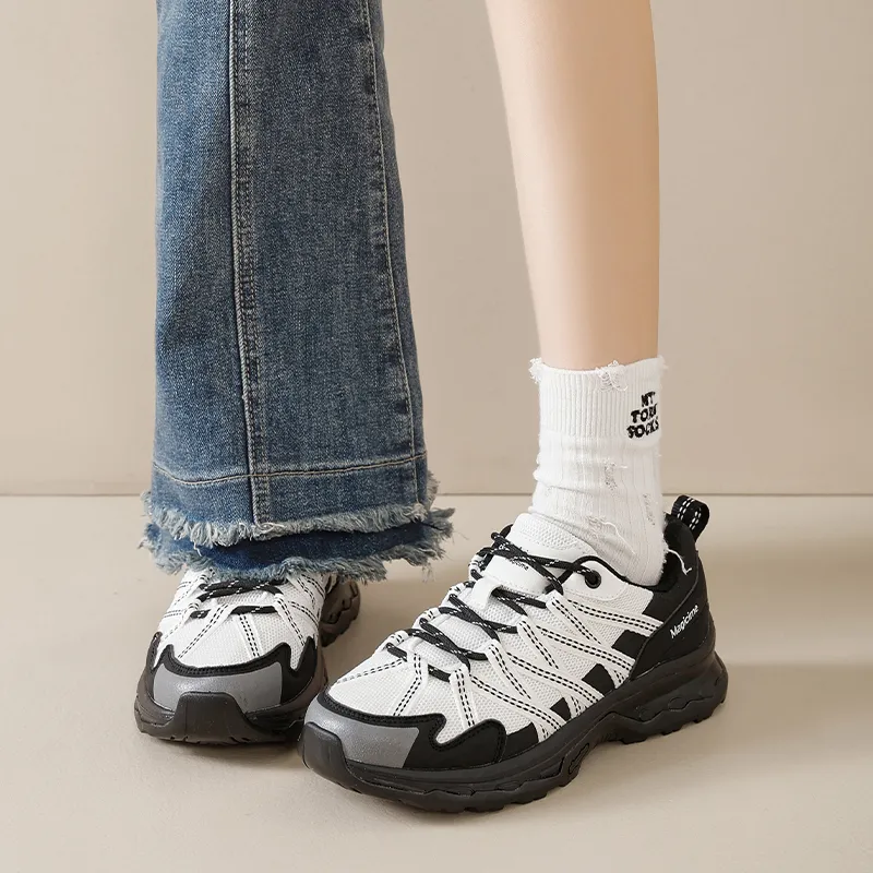 AGSDON Height Increasing Low Top Chunky Sneakers Women's-11