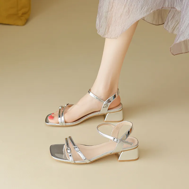 AGSDON One Strap Sandals 4.5cm Women's-2