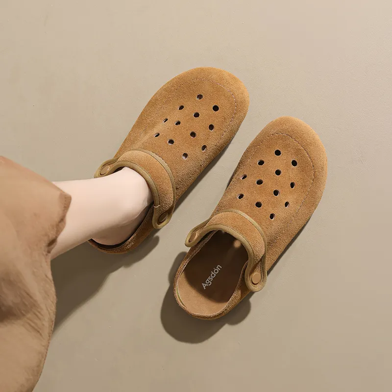 AGSDON Quiet Wrap toe Slippers Women's-9