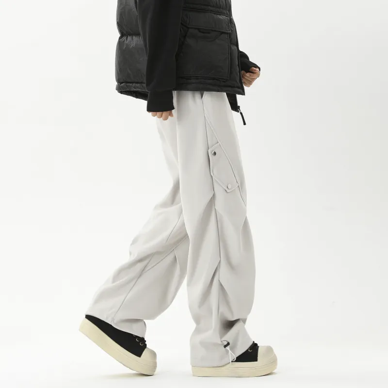 SIFLYTO Casual Pants Unisex Ecru-1