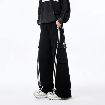 SIFLYTO Casual Pants Unisex Black