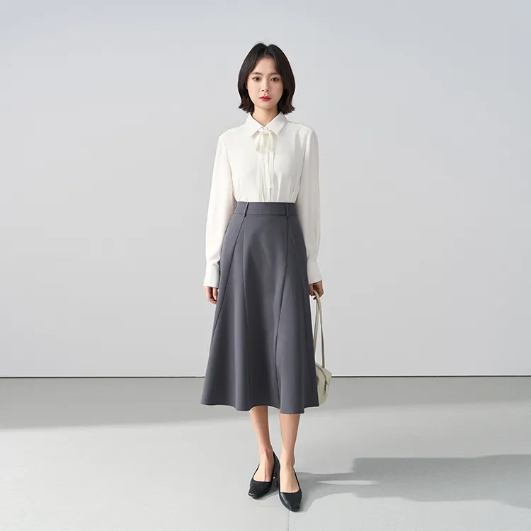 Miss Burde Casual Long Skirts Women's-9